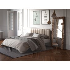 Полуторная кровать Фуксия Tenero 120х200 см с мягким изголовьем