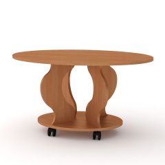 Журнальний столик Компаніт Венеція-2 900х484х595 мм вільха Лубни