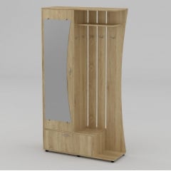 Прихожая Компанит Юлия 1100х2026х400 мм дуб сонома Обухов