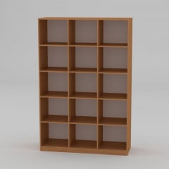 Книжный шкаф Компанит КШ-3 1950x1300x448 мм ольха Каменское