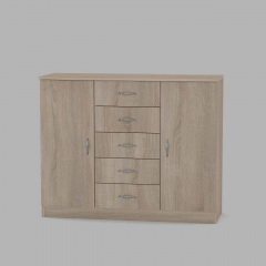 Комод Компаніт Комод-5+2 1110x891x390 дуб Сонома Київ