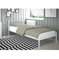 Ліжко Віола-міні Tenero 80х190 см односпальне з узголів'ям на ніжках металеве Нововолинськ