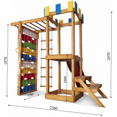 Дитячий ігровий майданчик Sportbaby Babyland-26 спорткомплекс для вулиці Київ