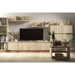 Модульная мебель для гостиной Компанит МГ-5 наборная дсп дуб-сонома Львів