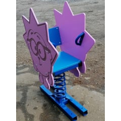 Детская качели-качалка Dali Ежик №842 на пружине Доманёвка