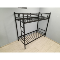 Ліжко двоярусне Фулхем Tenero 80х200 см металеве чорне Харків