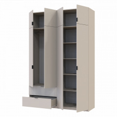 Розашна шафа для одягу Лукас Doros 160х50х240 см чотири-дверний дсп кашемір Киев