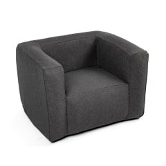 Надувное кресло SW 83х70 см серое прямоугольное Київ