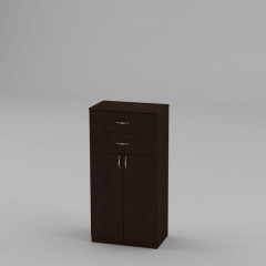 Книжный шкаф Компанит КШ-14 1200x604x370 мм дуб венге Львов