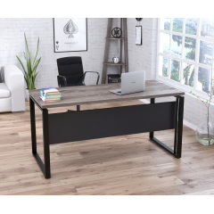 Письмовий стіл Loft-design G-160-32 з царгою стільниця 1600х700 мм сірий дуб-палена Володимир-Волинський