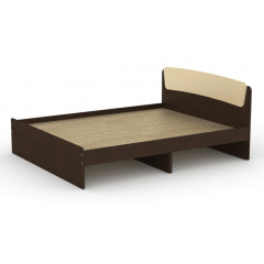 Двуспальная кровать Компанит Классика-140 лдсп венге-комби Владимир-Волынский