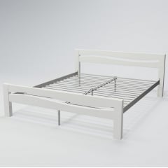 Двоспальне ліжко Сакура Tenero дерев'яна з металокаркасом для дому готелів Киев