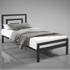 Односпальне ліжко Верес Міні Tenero металеве для спалень у стилі Loft 90x190 Нововолынск
