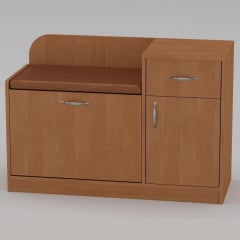 Тумба под обувь Компанит ТО-4 978х380х662 мм ольха Надворная