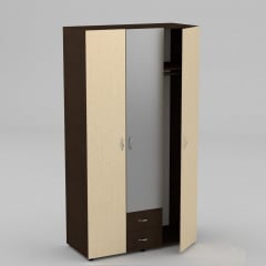 Шкаф Компанит 6 2176x1198x536 мм венге Обухов