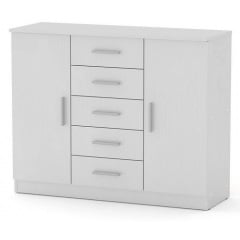 Комод Компанит 5+2 1110x891x390 дсп Белый Бородянка