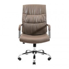 Офісне крісло Richman Торонто хром кожзам коричневий Рівне