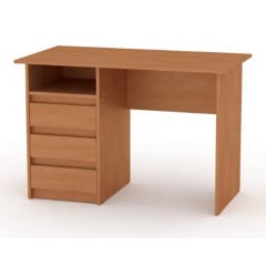 Письменный стол Декан Компанит 1100х600 мм с тумбочкой из дсп ольха Днепр