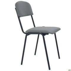 Офісний стілець АМФ Майстер шкірозамінник сірий Костопіль