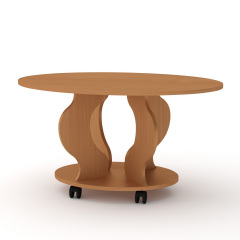 Журнальний столик Компаніт Венеція-2 900х484х595 мм бук Королево