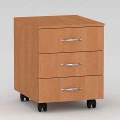 Модульная тумбочка Компанит МП-3 с ящиками лдсп ольха для офиса дома Золотоноша