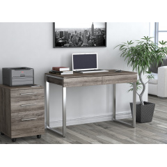 Стол письменный L-11 Loft-Design 1100х550х750 мм Хром лдсп дуб-палена Винница