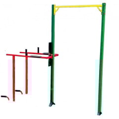 Уличный турник с брусьями Dali-305 металлическая площадка Лубны