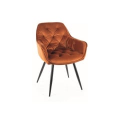 Стілець CHERRY VELVET чорний каркас/цинамон BL.4215 Черкассы