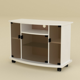 Тумба под ТВ Компанит Америка-New 910х652х445 мм лдсп альба-белый