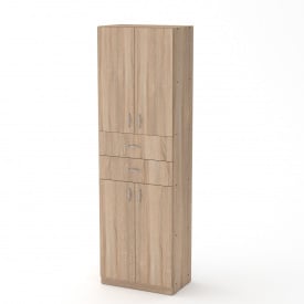 Офисный шкаф Компанит КШ-11 1950х600х366 мм дсп дуб-сонома