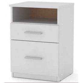 Тумбочка Компаніт ПКТ-4 дсп біла