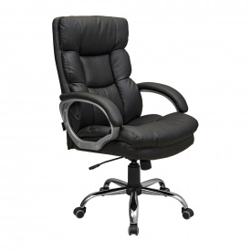 Офисное кресло Манхеттен Richman хром черное для руководителя