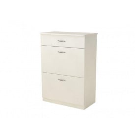 Тумба под обувь Компанит ТО-3А дсп белый цвет