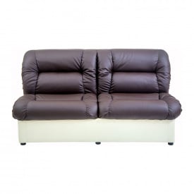 Офисный диван мягкий Vizit 1650х870х850 комби черный+белый