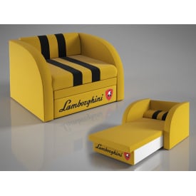 Мягкое кресло-кровать Пит-Стоп Sentenzo раскладное желтое для подростка девочки