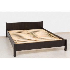 Двоспальне ліжко-160 Меблі-Сервіс Фантазія-Нью лдсп венге