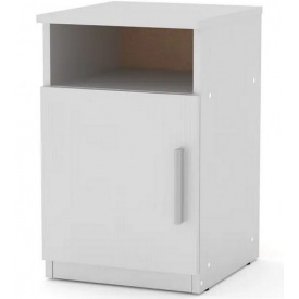 Тумба ліжкова ПКТ-1 Компаніт дсп біле німфея-альба