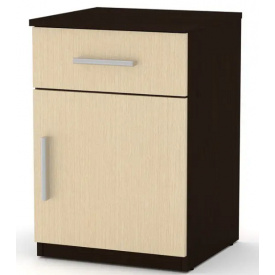 Тумба приліжкова Компаніт ПКТ-3 600х420х380 мм дсп венге-комбі