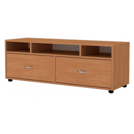 Тумба под ТВ Компанит Плазма 1200x430x380 мм цвет ольха