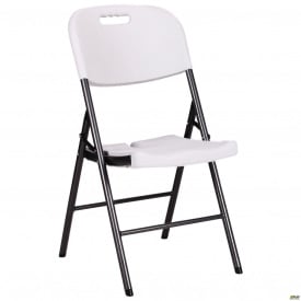 Складаний стілець AMF Кнокс пластик білий садовий