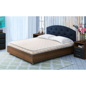 Двуспальний матрас Еко-42 ЕММ 18х200 см на пружинном блок Бонель