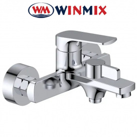 Змішувач для ванни короткий ніс Winmix Premium Mone Euro (Chr-009), Польща