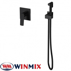 Змішувач для гігієнічного душу Winmix Premium Mone inner Black (Chr-002), Польща