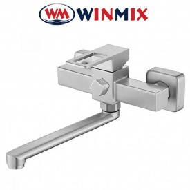 Змішувач для ванни довгий ніс Winmix Fit Euro (Chr-006A), Польща (нержавіюча сталь)