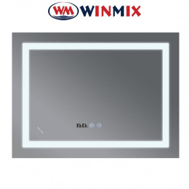 Дзеркало для ванної кімнати Winmix WARM MR12-80x70-REVERSE (з LED-підсвічуванням, антизапотівання)