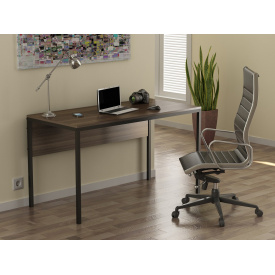 Письменный стол Loft-design L-2p 1200х650х750 мм цвет столешницы орех-модена