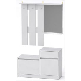 Передпокій Компаніт Влада модульний комплект білий колір