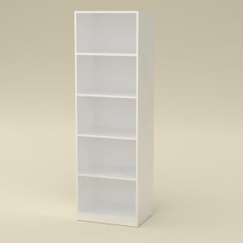 Книжный шкаф Компанит КШ-1 дсп белый