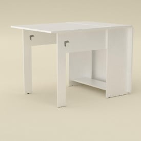 Стол-книжка-1 Компанит дсп альба-белый