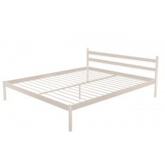 Кровать полуторная металлическая Метакам COMFORT-1 190x140 Бежевый Київ